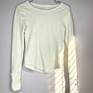 We the Free Women's Long Sleeve Green Knit Sweater Size XS